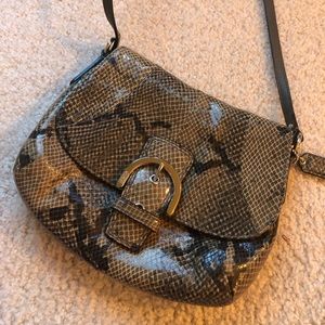 Coach Snakeskin Purse